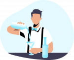 Bartenders equipments