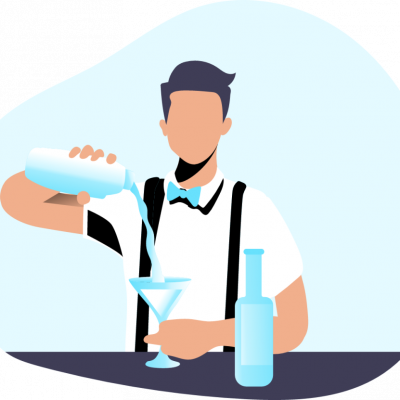 Bartenders equipments